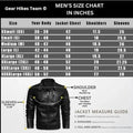 MEN BLACK LEATHER BIKER JACKET ADAMS