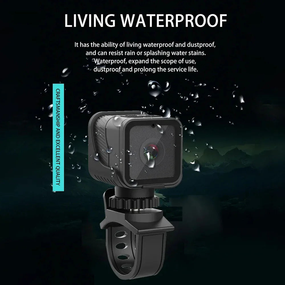 Portable WiFi Waterproof Sports Mini Camera (1080P HD)