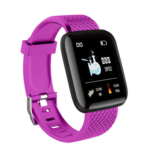 New large screen 116plus smart bracelet music APP sleep monitoring step counting blood pressure heart rate sports bracelet