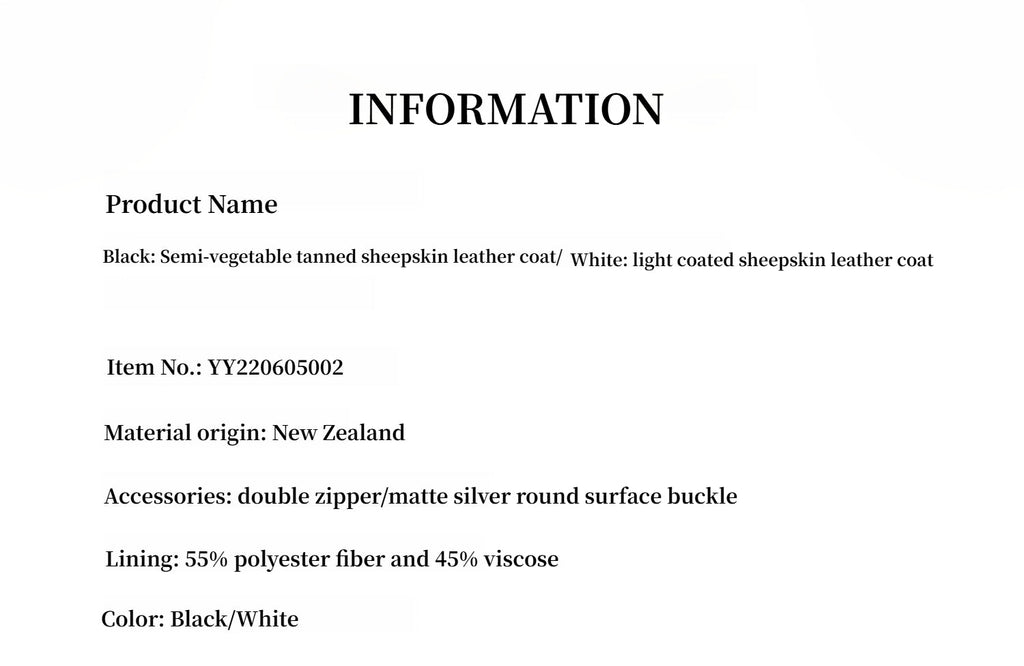 "Retro Film" Motorcycle Sheep Leather Jacket Women's Genuine Leather Jacket