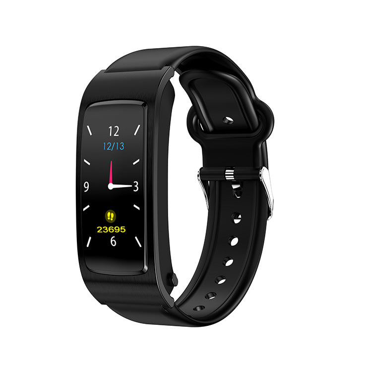 K11 Smart Call Bracelet – AI Voice, Heart Rate & Bluetooth Headset