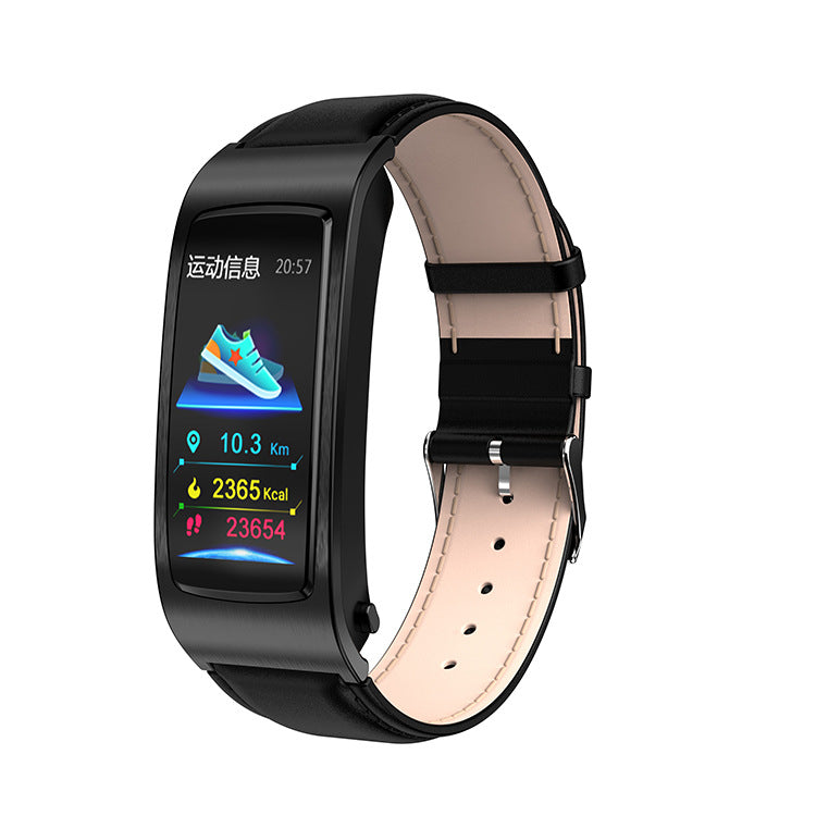K11 Smart Call Bracelet – AI Voice, Heart Rate & Bluetooth Headset