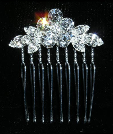 #13782 - Crystal Wreath Comb