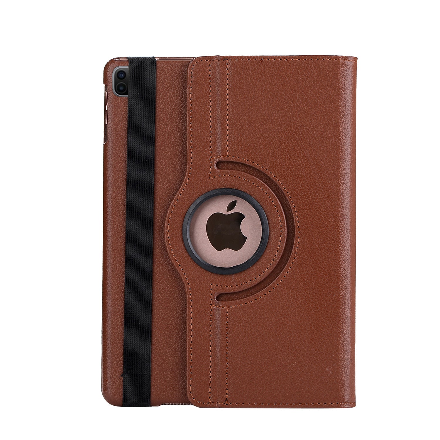 Applicable iPad protective case 2021 Pro 12.9-inch 2020 protective case 360 rotating leather case lychee pattern New