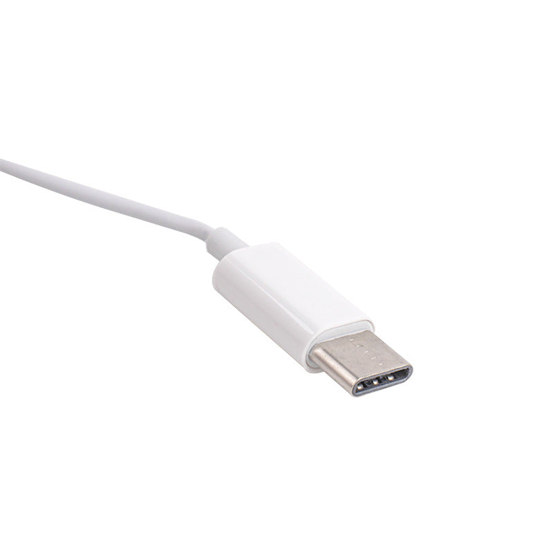 Mobile phone drive-by-wire headset Apple wired headset typec for 15 plug-and-play in-ear Huawei microphone with cable