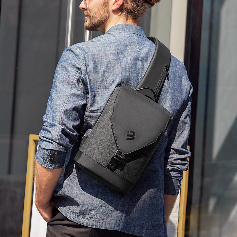 MARK RYDEN new shoulder bag 2021 Oxford crossbody bag men's casual anti-theft shoulder bag 9.7-inch men's chest bag