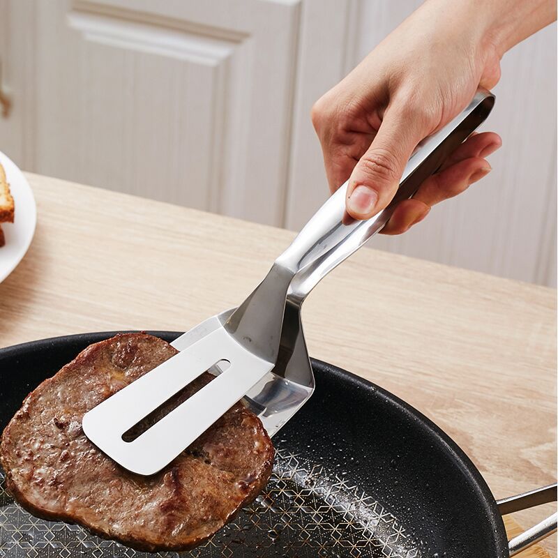 HS fried steak special clip 304 stainless steel kitchen food food clip grilled fillet steak bread clip barbecue clip