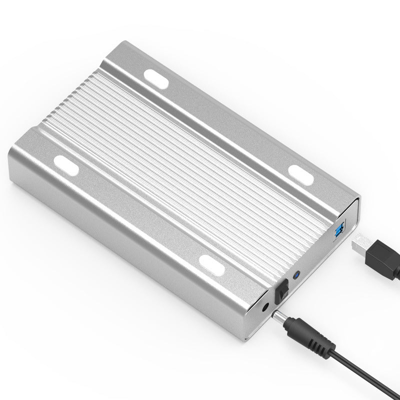 All-metal 3.5-inch mobile hard disk box SATA serial port USB3.0/Type-C desktop 20TB hard disk box