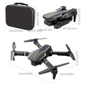 NNETM E88 Quadcopter UAV Drone with Dual HD Cameras - Black (HD Dual Camera)