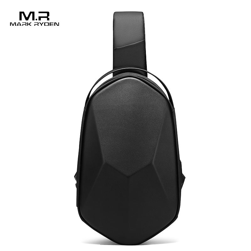 Mark Ryden new crossbody chest bag black men's shoulder bag 3D special shoulder bag casual fashion Men's bag