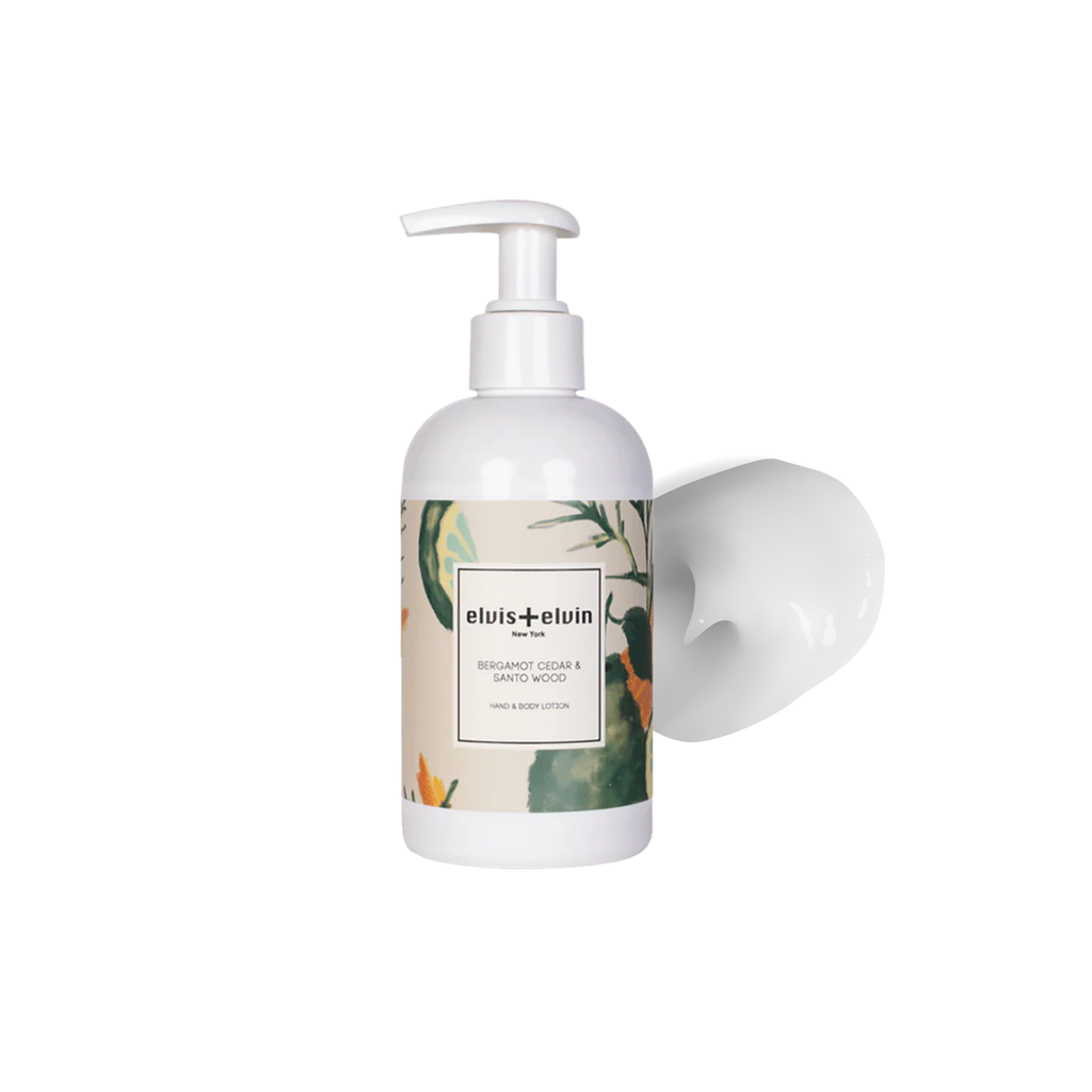 elvis+elvin Bergamot Cedar & Santo Wood Hand & Body Lotion