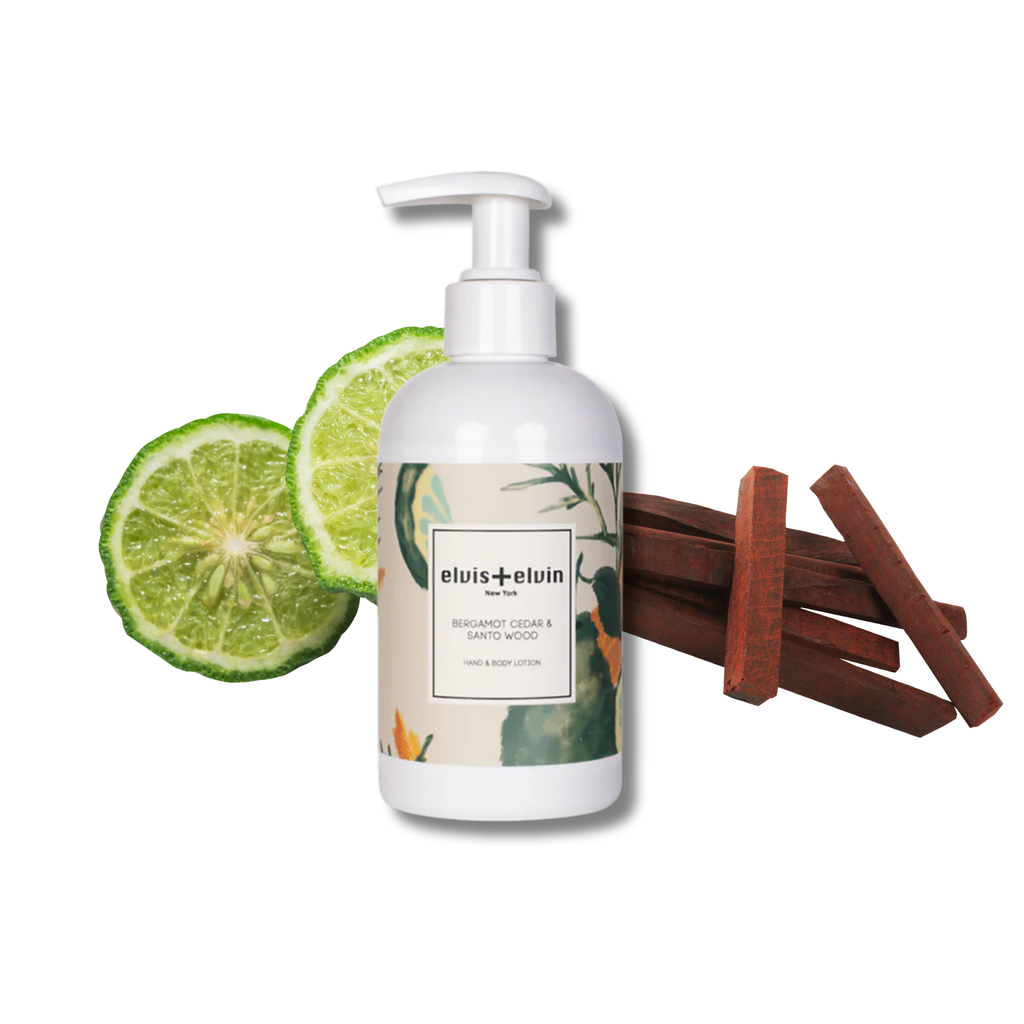 elvis+elvin Bergamot Cedar & Santo Wood Hand & Body Lotion