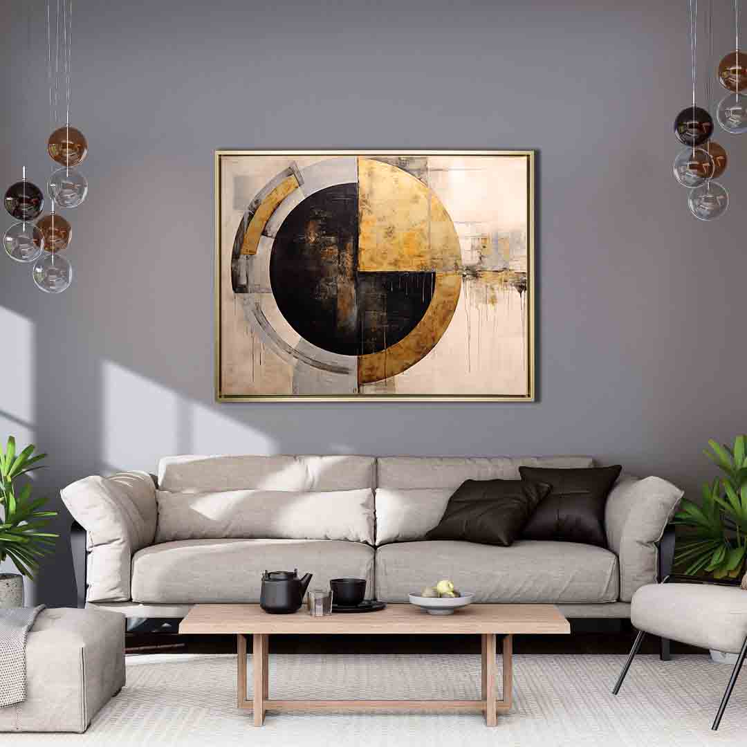 Abstract Sun -Canvas print- Modern Art