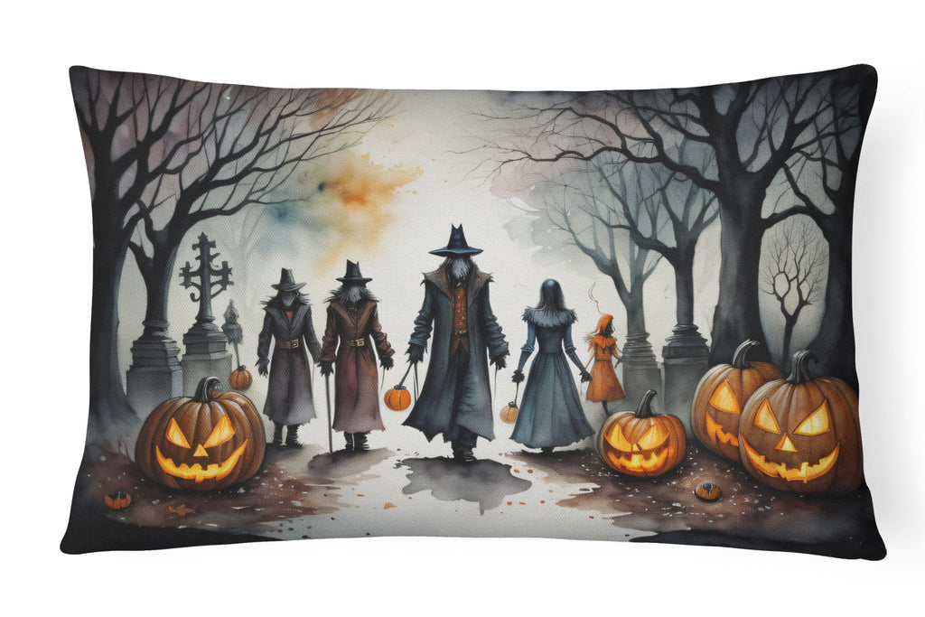 Vampires Spooky Halloween Throw Pillow