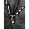 MEN BLACK LEATHER BIKER JACKET KENT