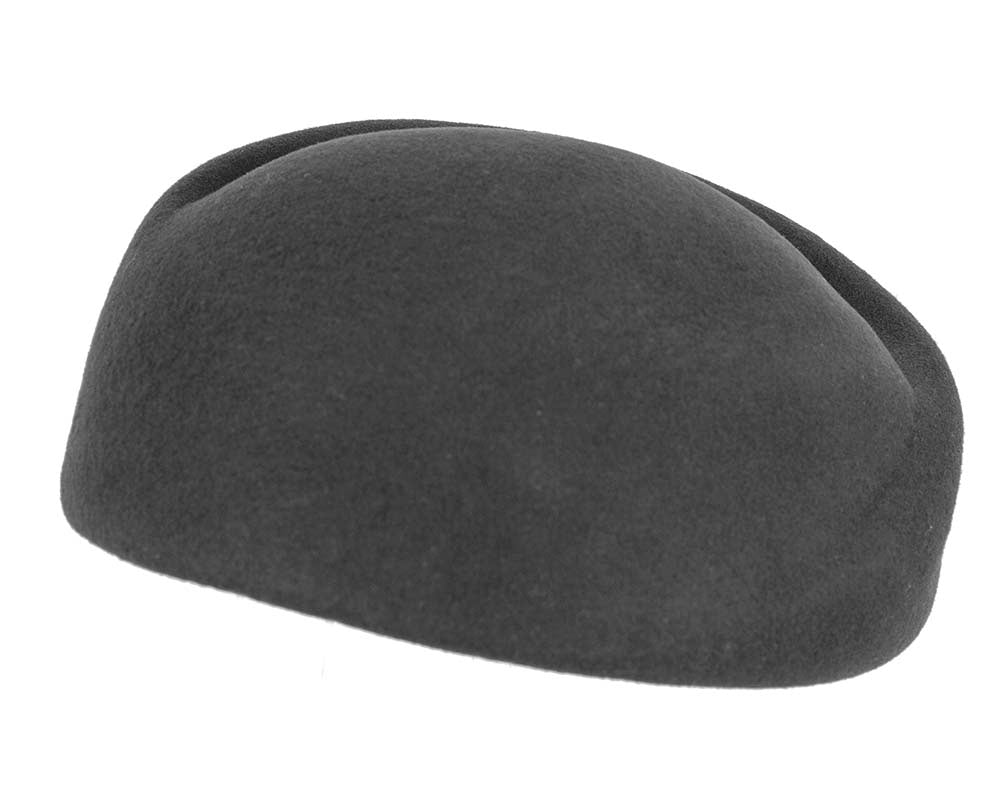 Designers black felt ladies winter hat
