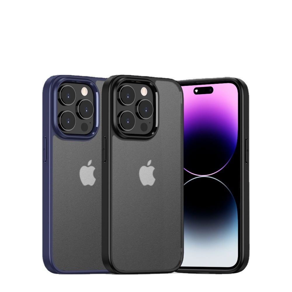 Frosted phone case for Apple 14 drop-resistant 13pro max phone case hard case cross-border hot sale wholesale delivery