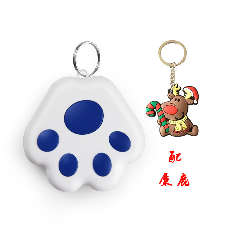 Smart dog's paw portable Bluetooth 5.0 pet mobile phone key wallet searching alarm anti-lost tracker locator