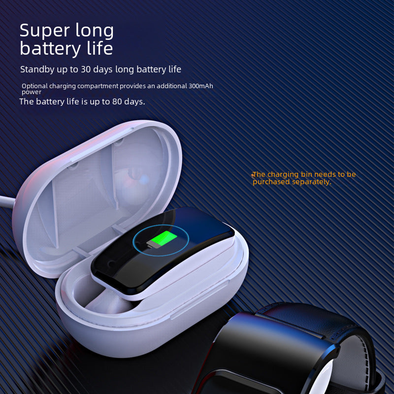 K60 smart bracelet call listening to music AI voice hard head in-ear headset 1.08 HD color screen address book synchronization