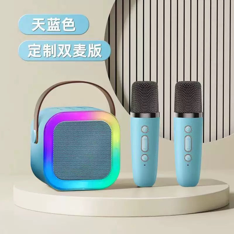 K12 PRO Bluetooth speaker wireless outdoor portable stereo colorful microphone integrated ktv microphone WeSing