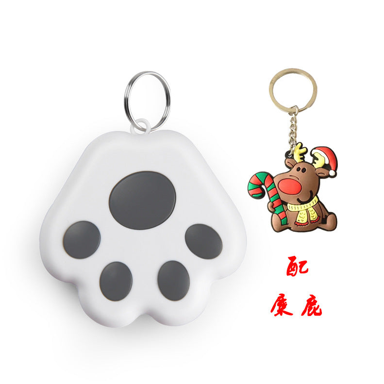 Smart dog's paw portable Bluetooth 5.0 pet mobile phone key wallet searching alarm anti-lost tracker locator