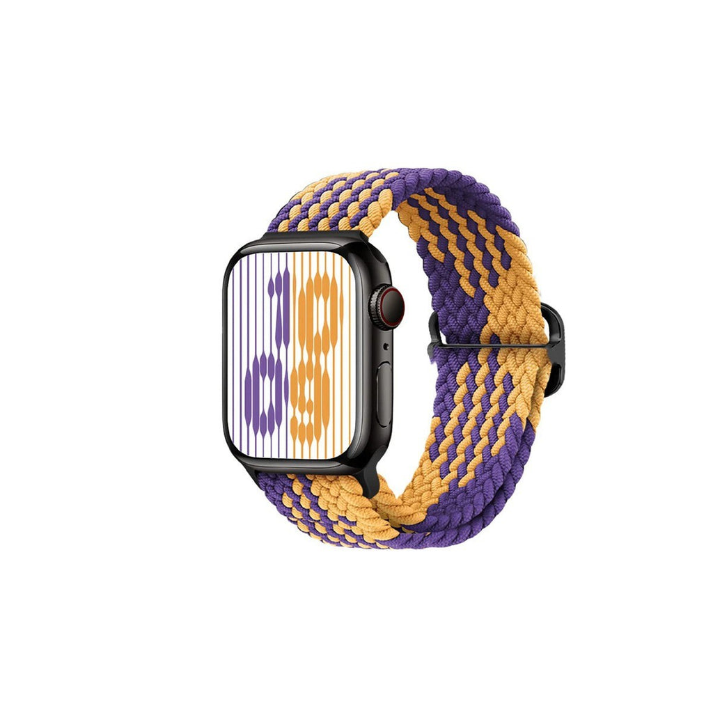 Apple woven strap for applewatch10 smart watch nylon adjustable Japanese buckle elastic strap