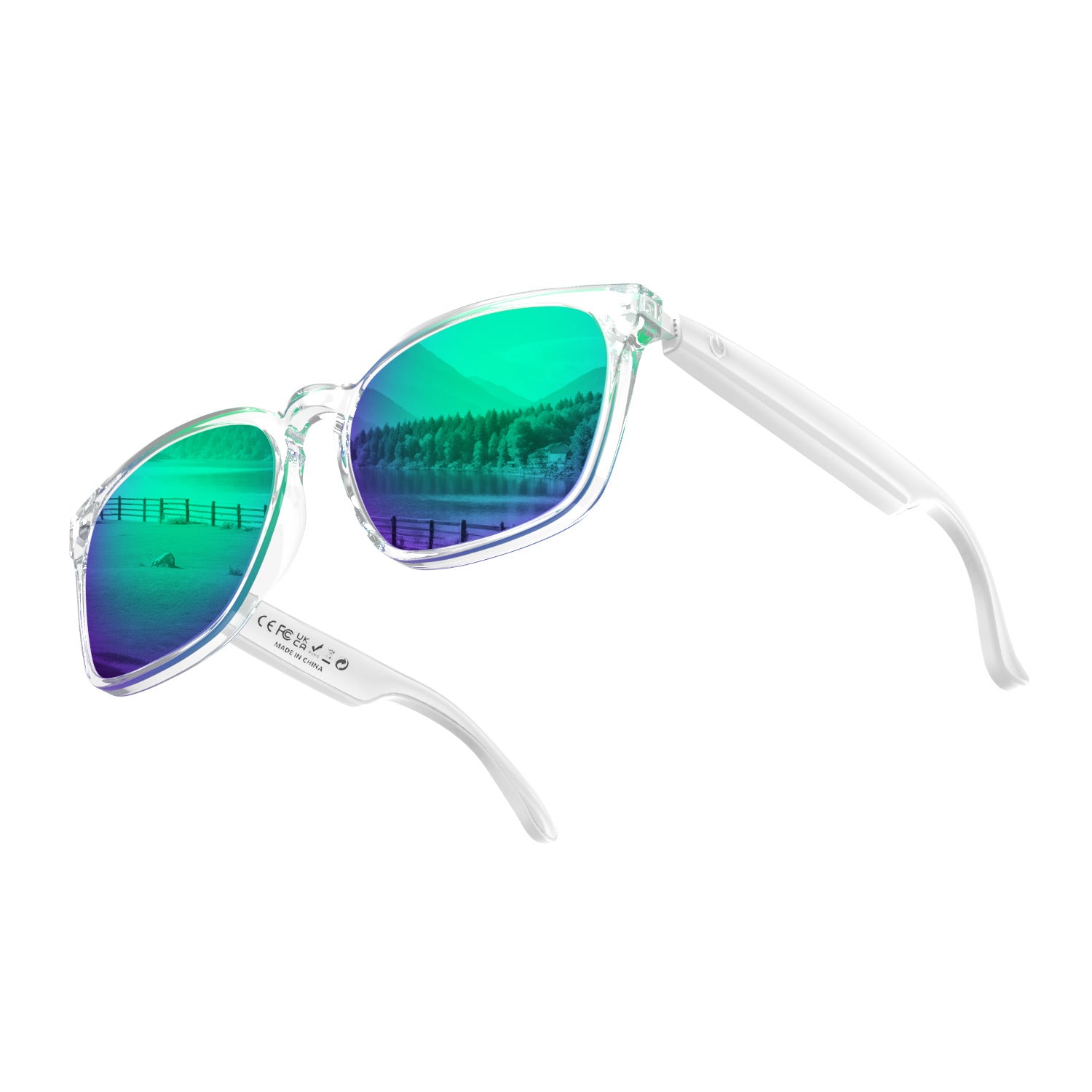 ai simultaneous translation sunglasses wireless call music Smart Bluetooth glasses multi-language translation Universal