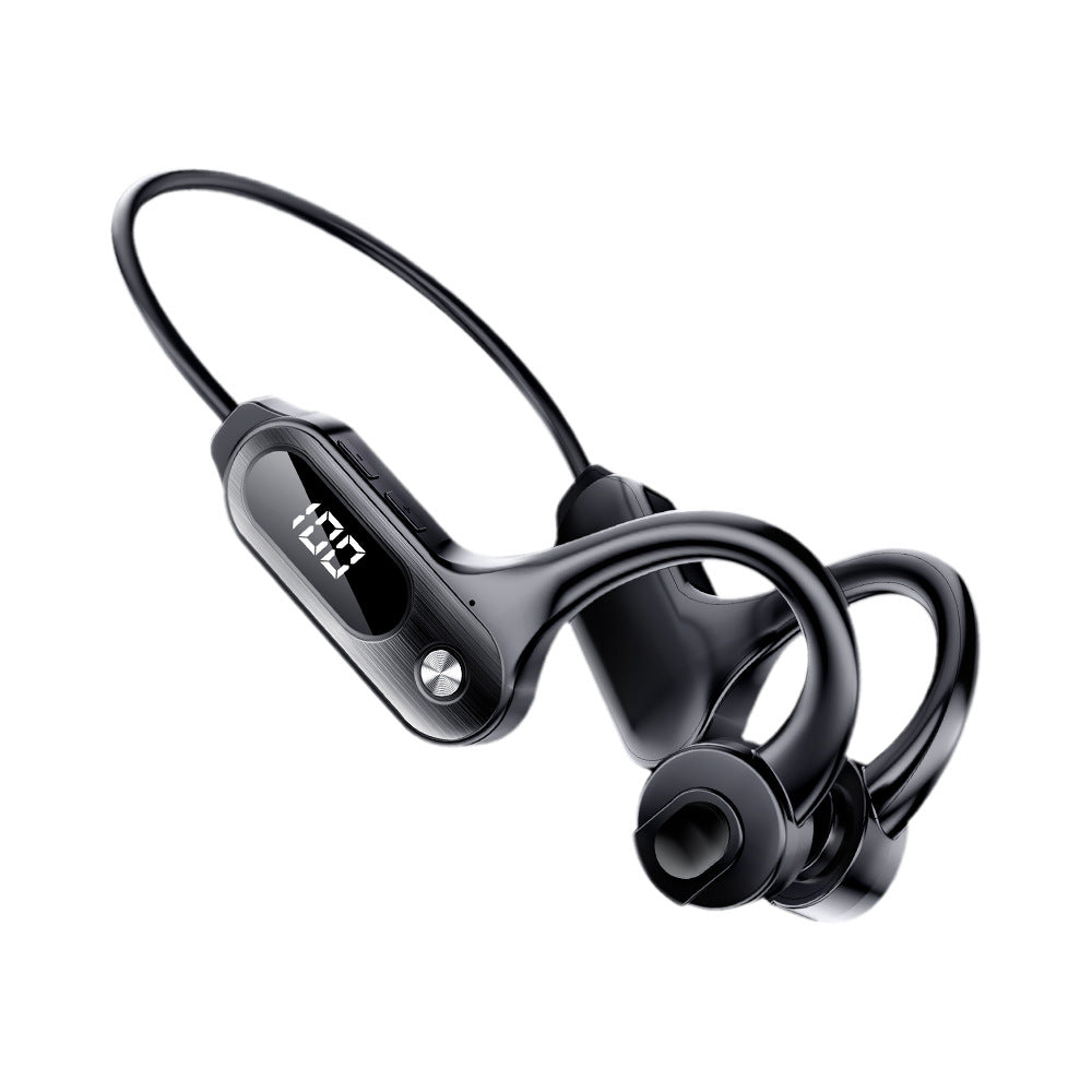 V30 wireless Bluetooth headset ear hook sports waterproof sweat-proof power display ultra-long standby for Apple Android