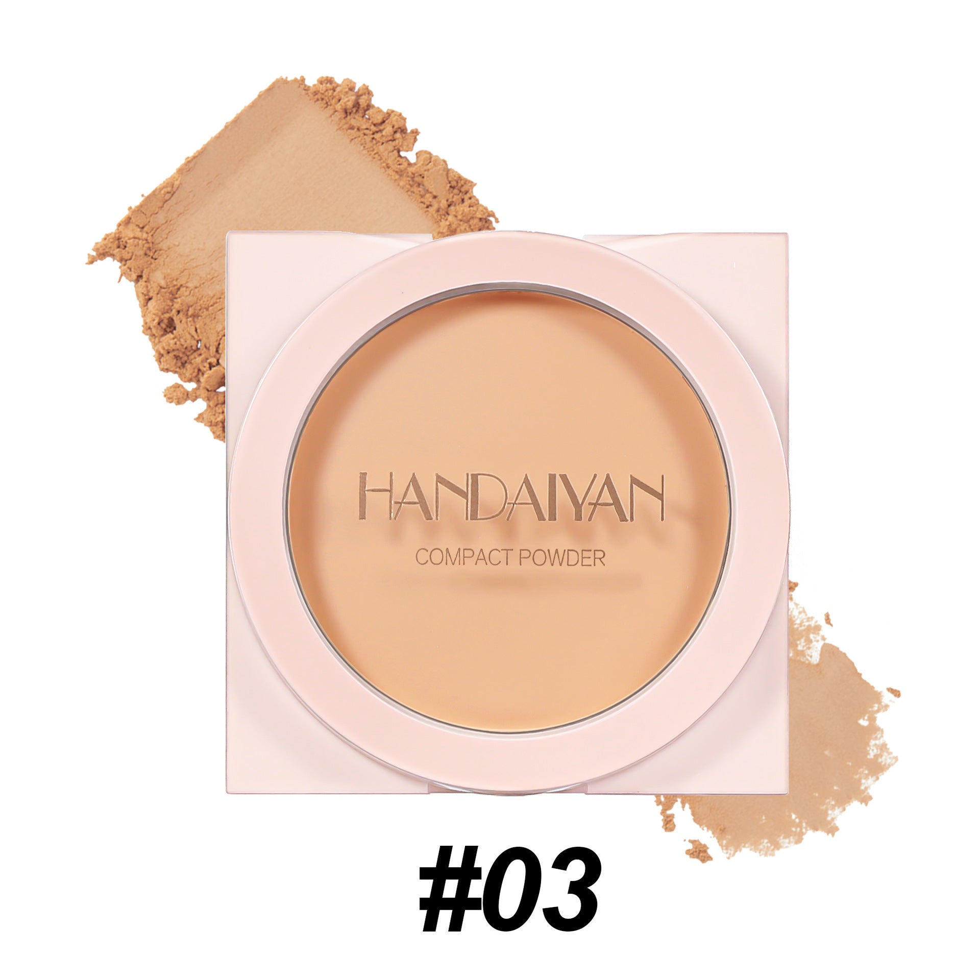Cross-border finishing powder concealer Han Daiyan long lasting oil control cosmetic cream waterproof makeup not stuck powder smear-proof makeup powder cake