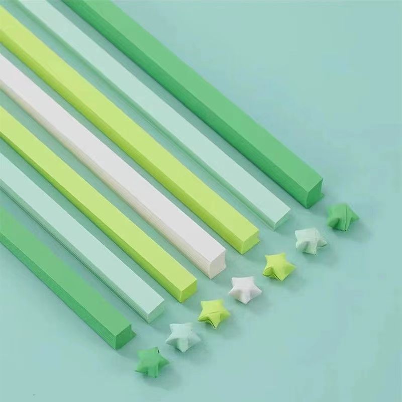 Xiaohongshu same style origami XINGX Christmas tree XINGX origami gradient color wishing star lucky pot Christmas gift
