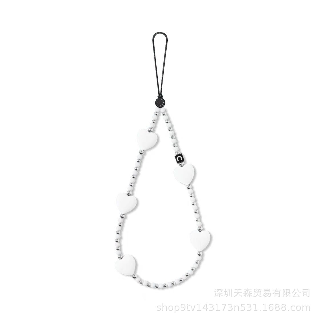 CASETi joint name High version phone chain Handmade stringed pearls phone case lanyard hanging chain wrist pendant for women