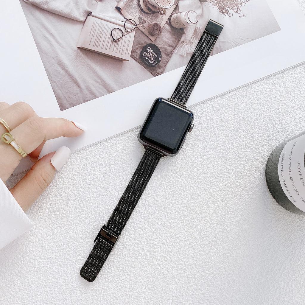 applewatch smart watch strap for Apple S87654 thin waist wheat buckle fashion watch bracelet wrist strap