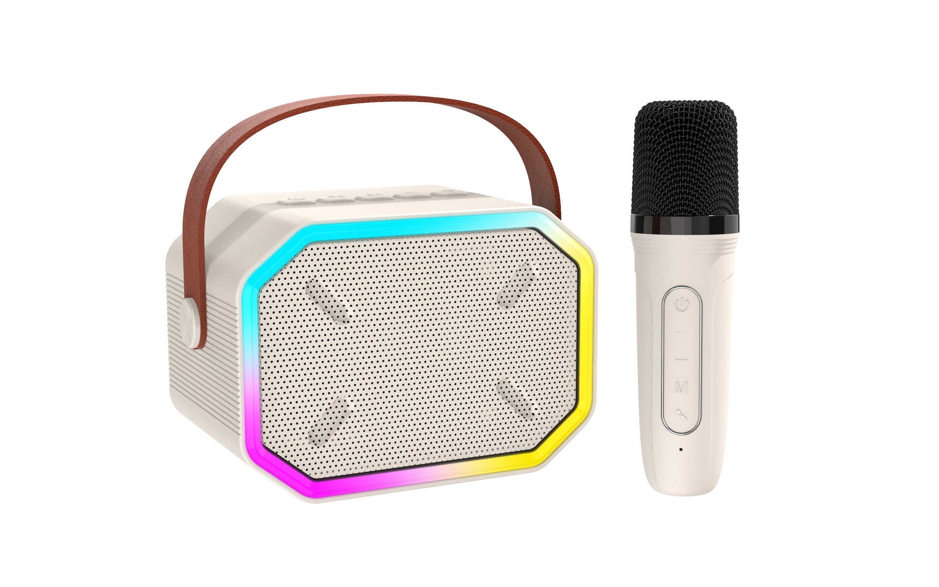 Lebo P3 Bluetooth audio wireless microphone boombox set small family KTV home karaoke artifact microphone