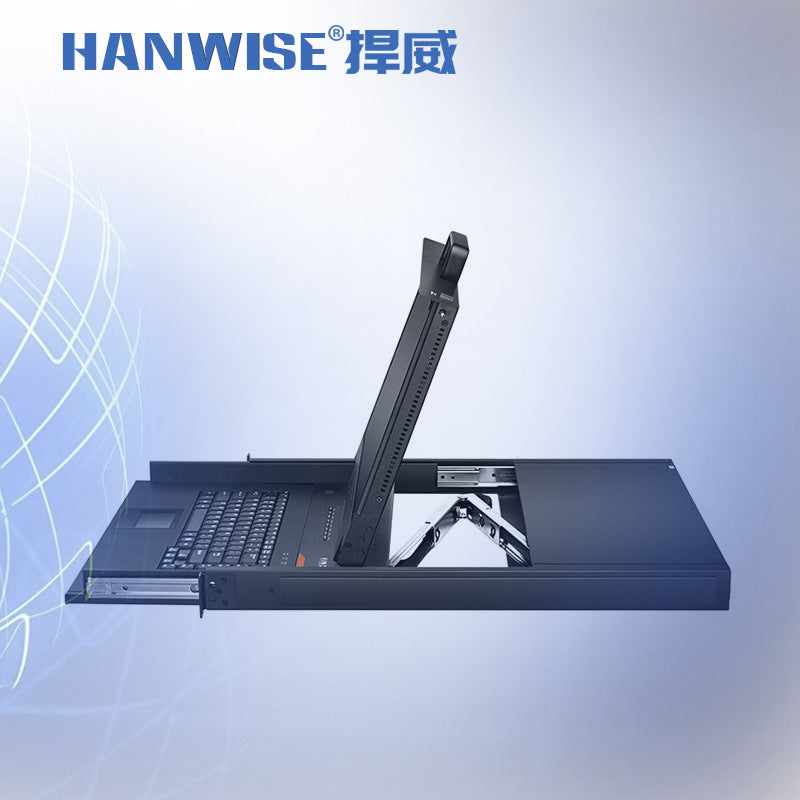 HANWISE 18.5-inch LCD screen resolution 1920 * 1080LCD KVM switcher for Qiwei data center