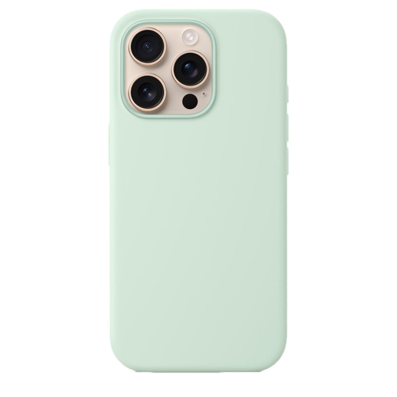Magnetic animation pop-up window for Apple 16promax comes with AI button iPhone16 liquid silicone phone case