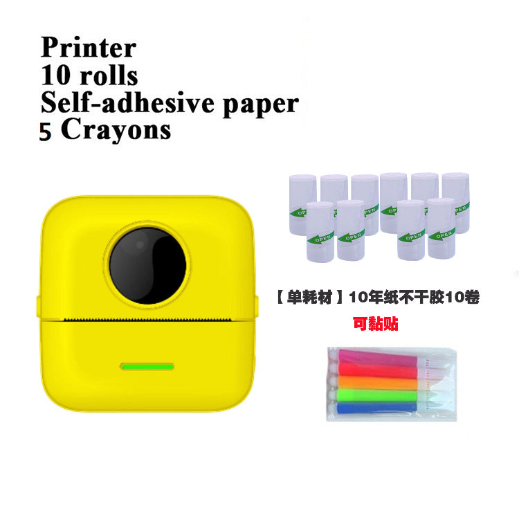 Cross-border new arrival portable mini student wrong question pocket printer label photo Bluetooth thermal printer