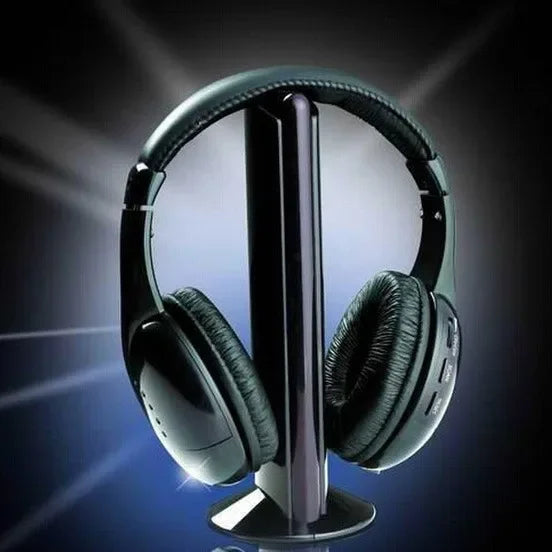 Headset with microphone MH2001 computer-TV high fidelity bass five-in-one wireless computer headset with microphone