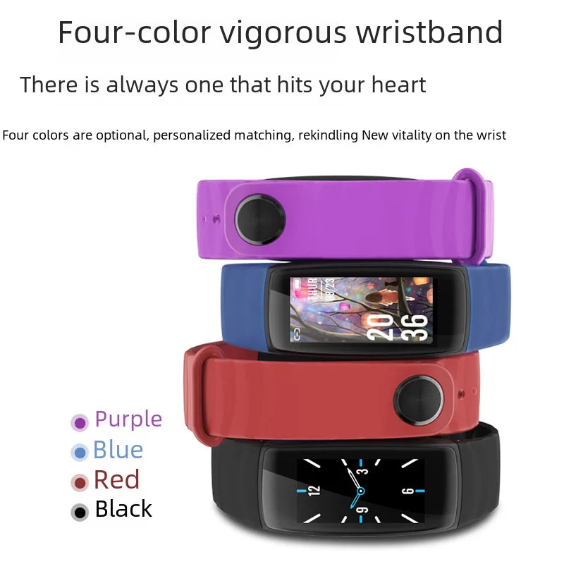 Colour Screen Smart Bracelet – Weather, Messages, Heart Rate & Pedometer