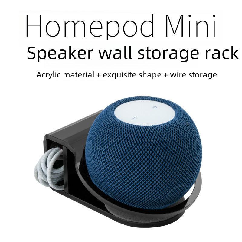 Suitable for HomePod Mini wall-mounted bracket acrylic Apple smart speaker wall storage bracket
