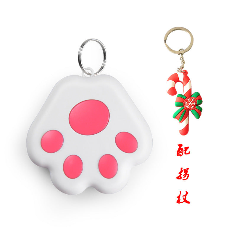 Smart dog's paw portable Bluetooth 5.0 pet mobile phone key wallet searching alarm anti-lost tracker locator