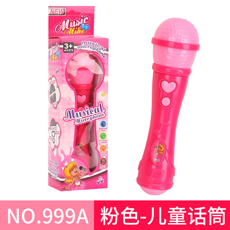 Children's wireless sound amplifier microphone mouthpiece toy baby singing small host imitation real plastic microphone