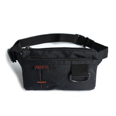 Waist pack men's and women's mobile phone waist bag small personal waterproof passport holder mobile phone waist bag travel chest bag fixed printed logo