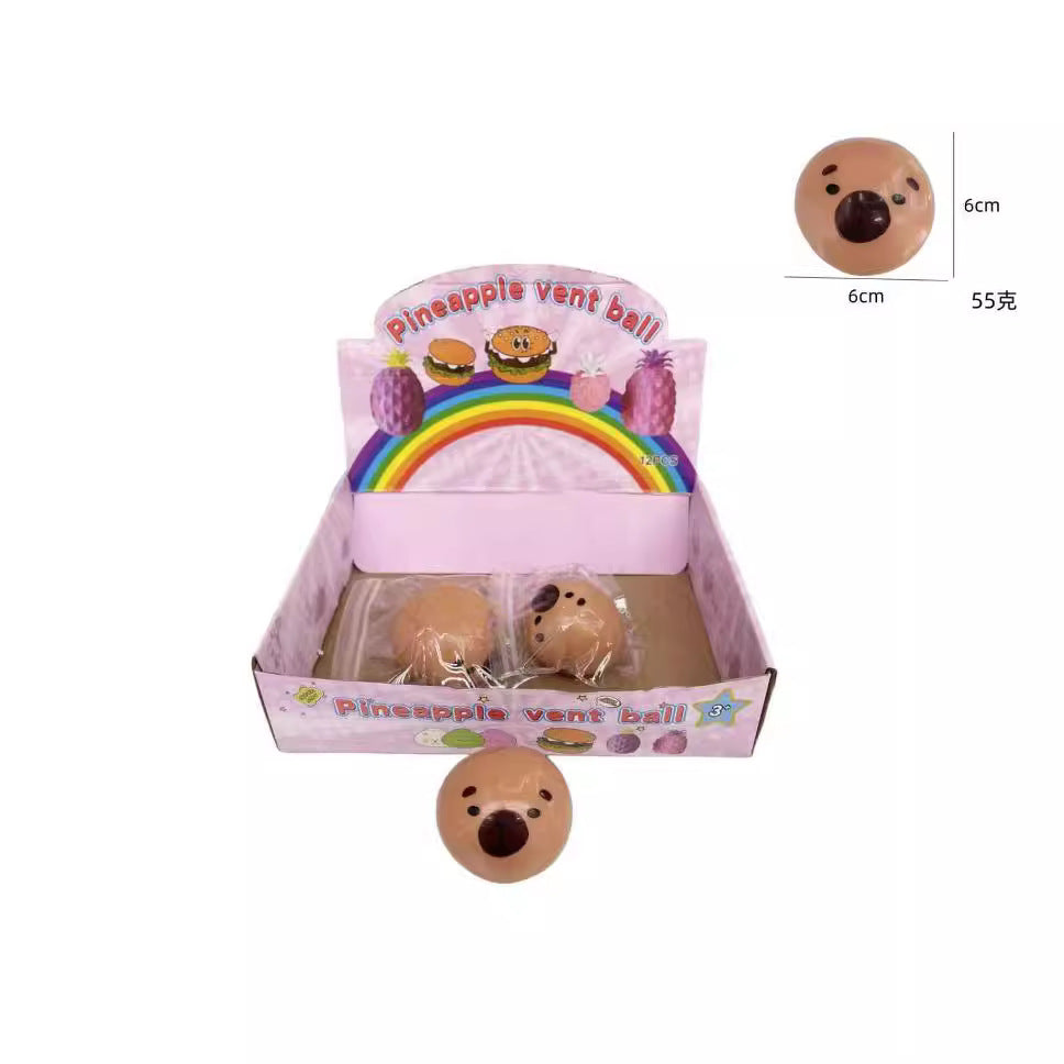 Creative trending fluid egg yolk crisp ins candy toy pinch vent student girl heart trick boring decompression toy