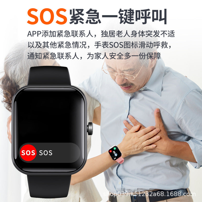 2025 New painless detection of blood sugar blood pressure blood lipid uric acid Smart Watch heart rate Sports sleep smart bracelet