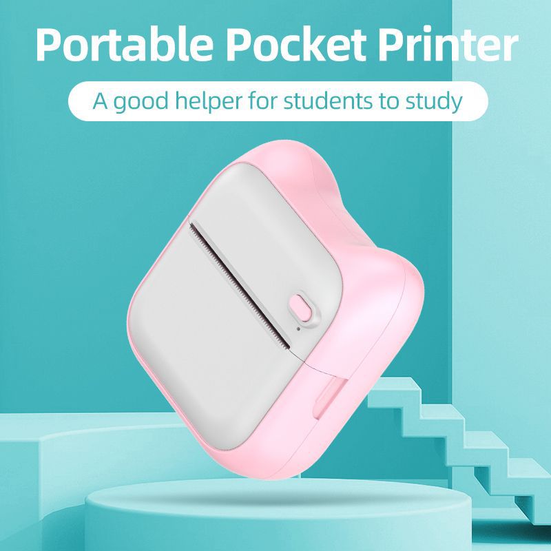 Cross-border mini pocket wrong question printer student portable file label printer Bluetooth thermal printer
