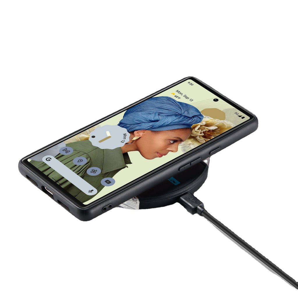 Cross-border applicable Google 7pro magnetic phone case Apple 14 leather two-in-one quick release card leather case