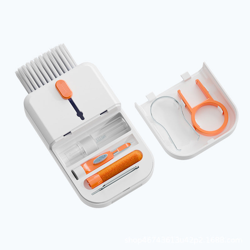 New multi-functional cleaning suit laptop keyboard cleaning brush mobile phone Bluetooth headset cleaning pen
