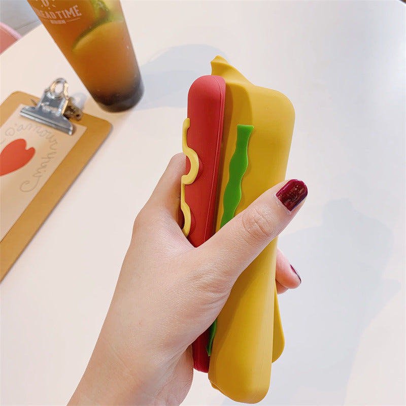 Creative three-dimensional sausage hot dog iPhone16 Apple 15 suitable for 13/14pro max phone case phone case 11