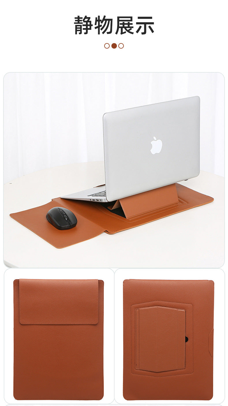 Non-magnetic computer bag liner bag leather case Holder heat dissipation business travel suitable for lightweight notebook shockproof