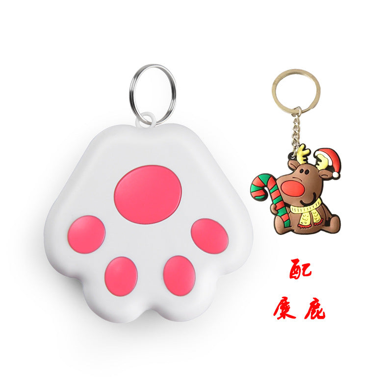 Smart dog's paw portable Bluetooth 5.0 pet mobile phone key wallet searching alarm anti-lost tracker locator